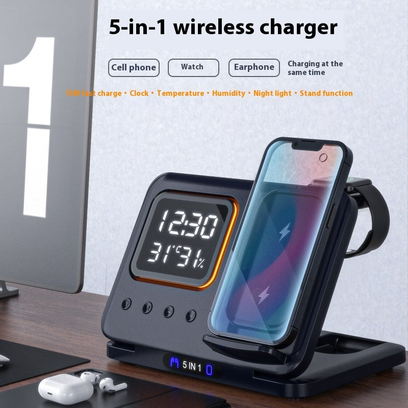 15W Wireless Chargers Stand  - 5 in 1 Docking Station